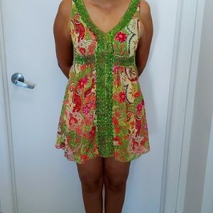 👗Bisou Bisou beaded dress 👗 NWOT